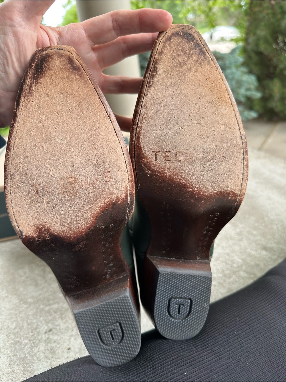 Tecovas Annie boot in hunter green size 9 - Picture 5 of 11
